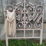 Rattan headboard