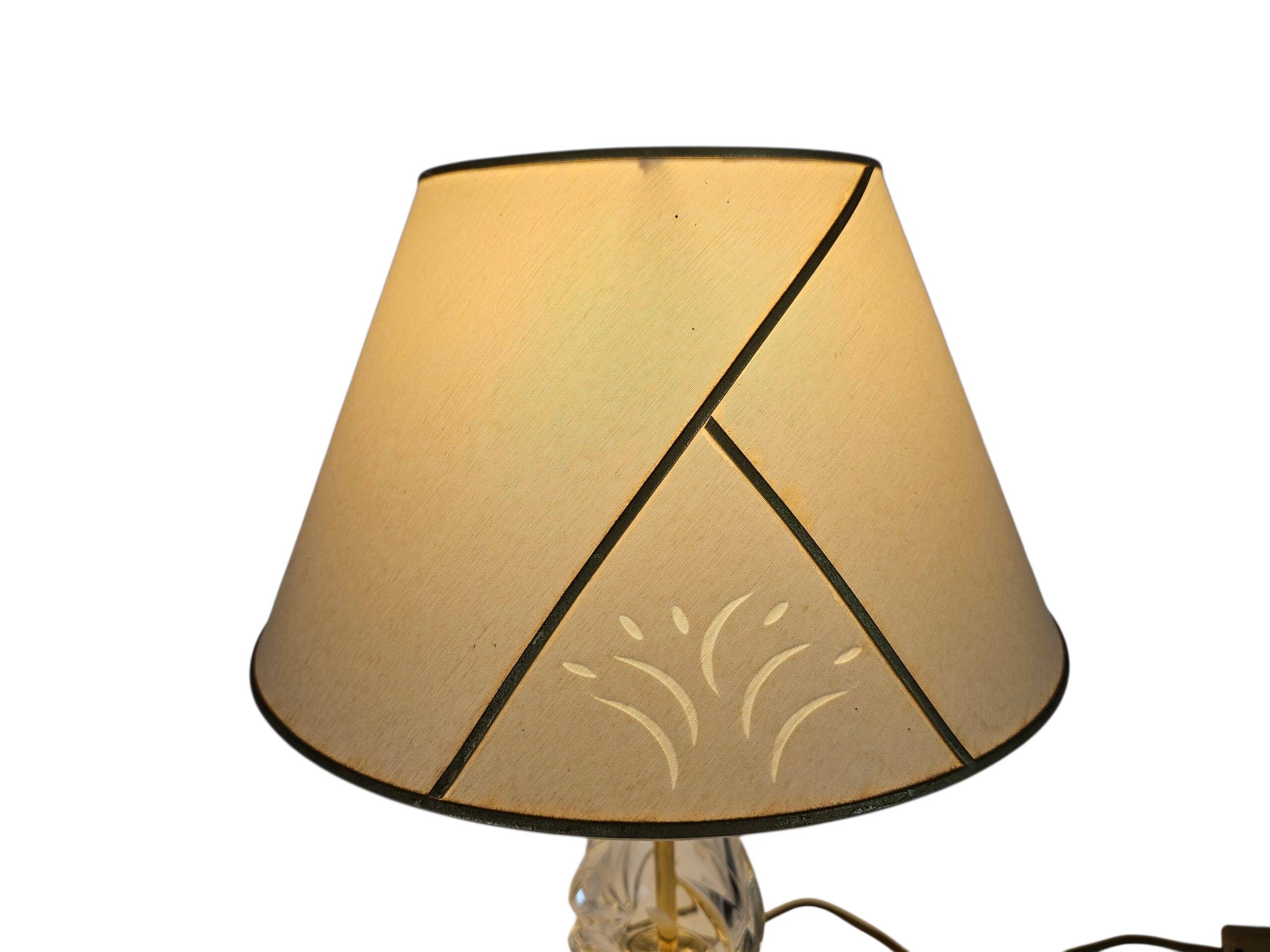 Nachtmann Leuchten design - Hollywood Regency style - crystal - table lamp