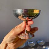 6 Rémy Letang stainless steel cups