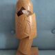 Vintage Japanese kokeshi doll in bamboo japenese dancing geisha