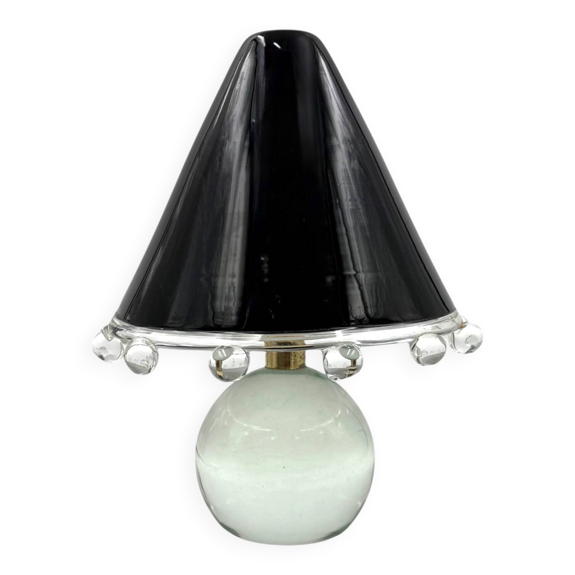 Murano Glass Table Lamp mod. Budur, Roberto Pamio, Leucos Italy, 1970s