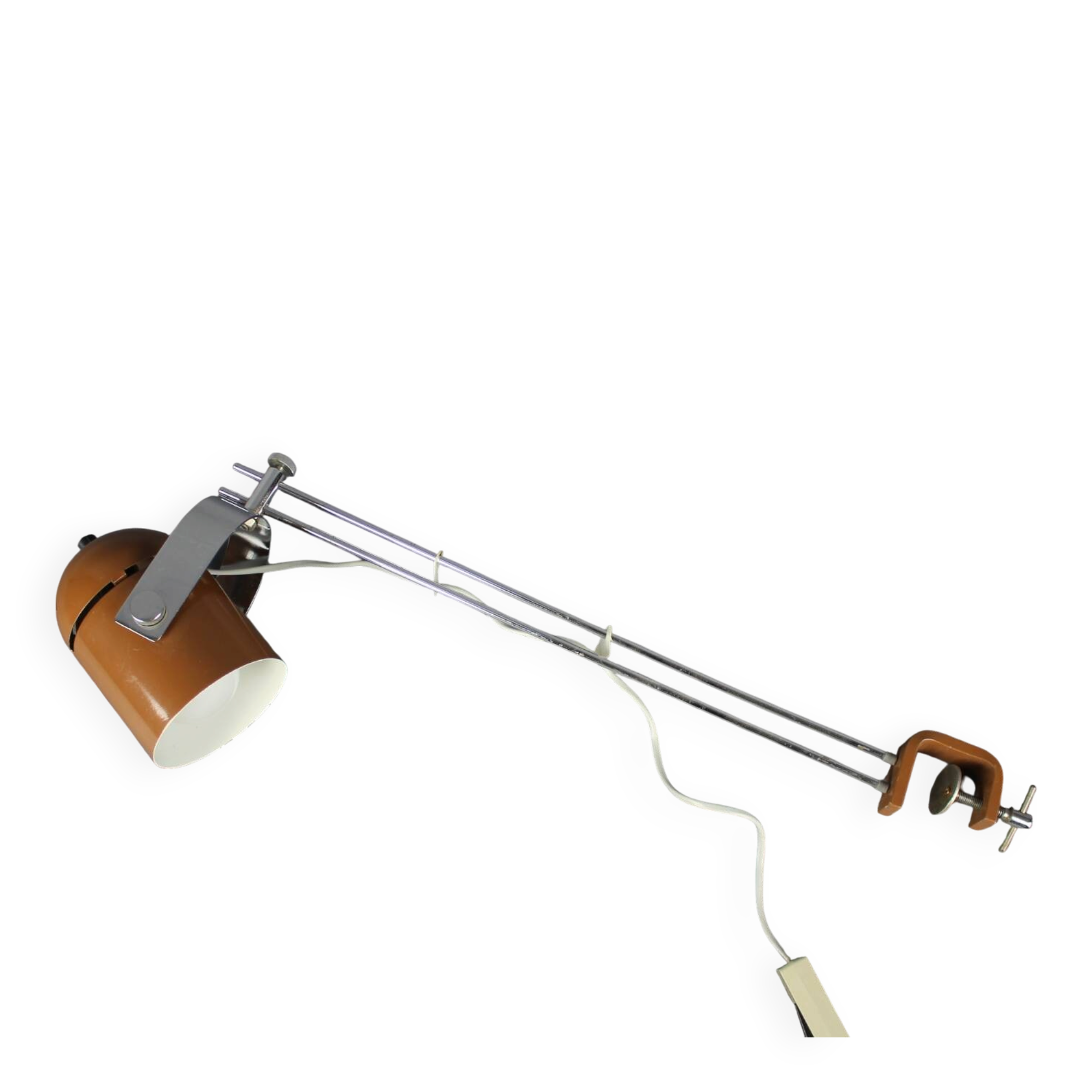 Mid-Century Adjustable Clamp Lamp by Stanislav Indra, Czechoslovakia, 1970s
