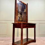 Dressing Table In Flamed Mahogany From The Empire Period 19th Century