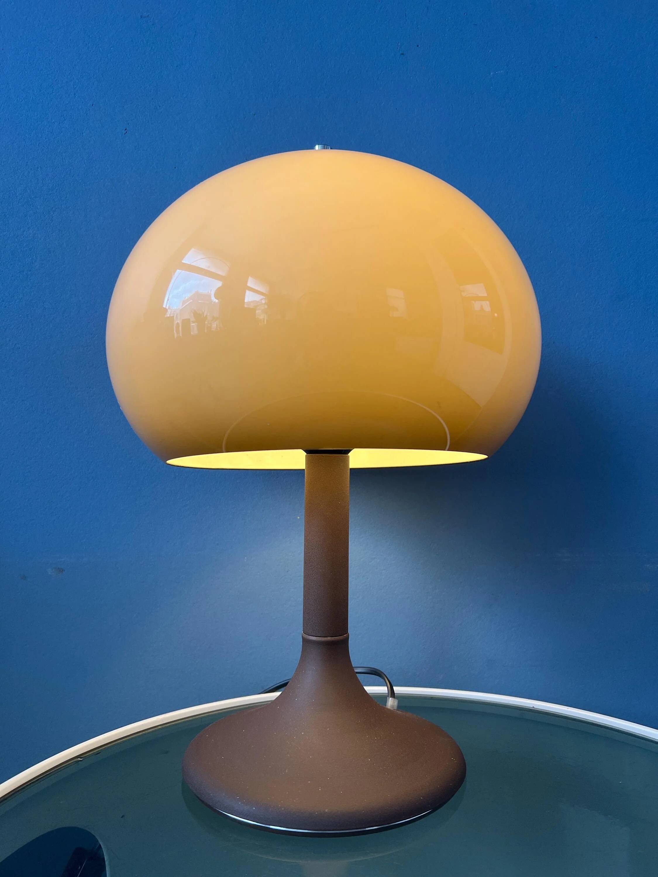 Lampe de table champignon vintage Mid-Century Herda Space Age