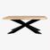 Table basse Tree Trunk en bois et métal