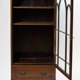 Original English mahogany display cabinet