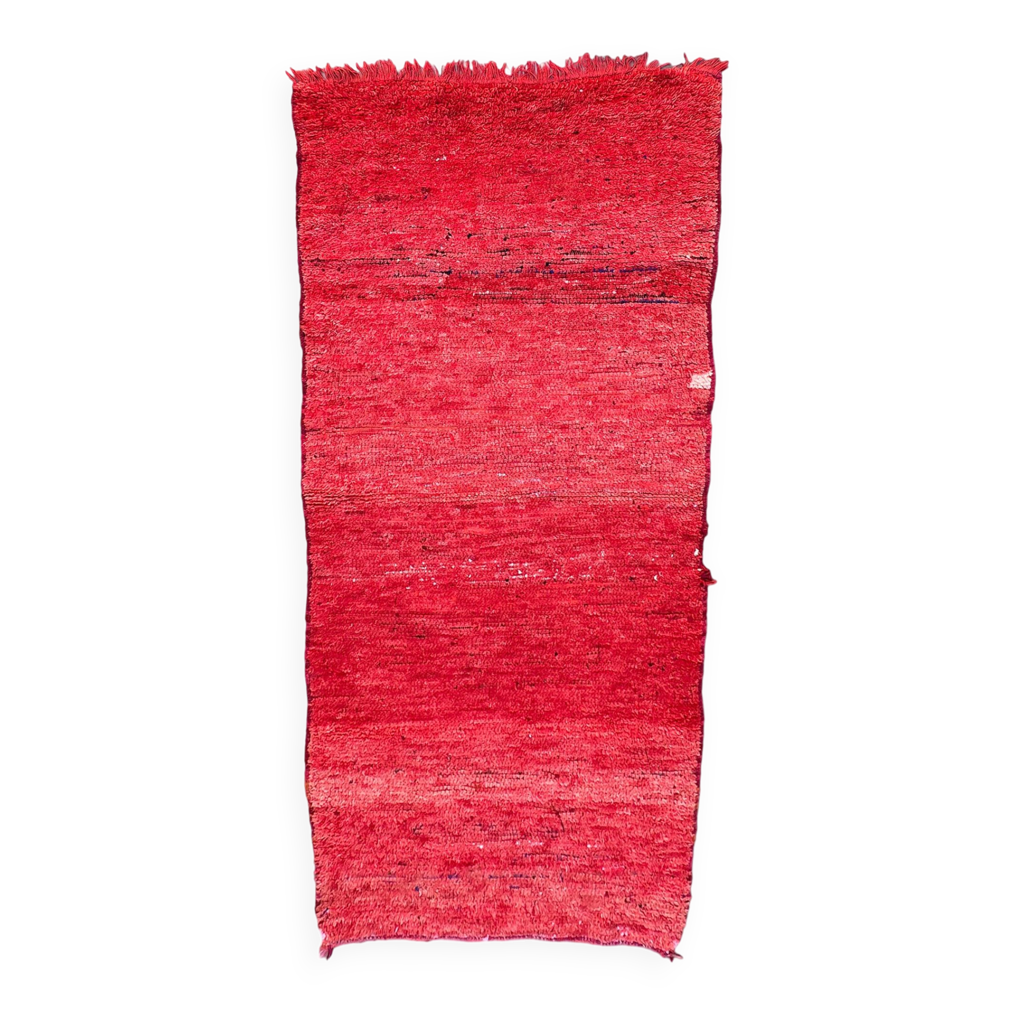 Red Boujad Moroccan rug - 223 x 107 cm