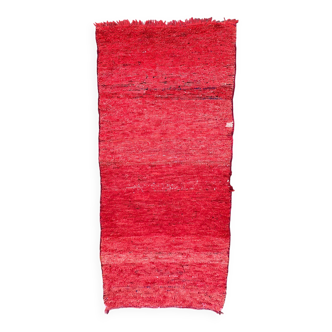 Red Boujad Moroccan rug - 223 x 107 cm