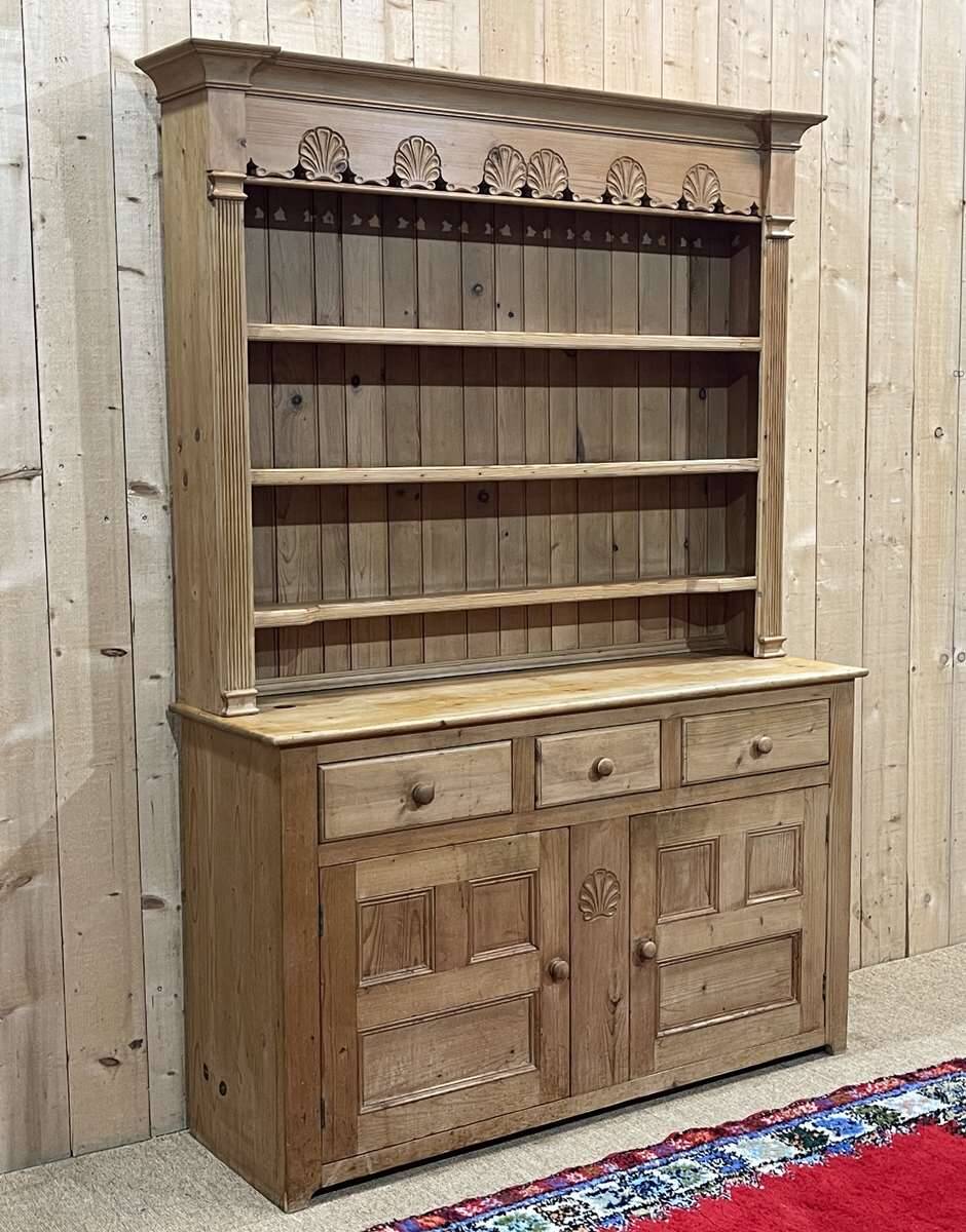 1950s English pine dresser
