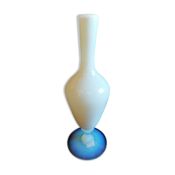 Vase Soliflore Glass opalescent Sèvres France opaline | Selency