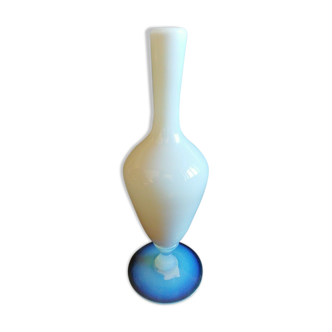 Vase Soliflore Glass opalescent Sèvres France opaline