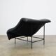 Fauteuil Butterfly vintage en cuir noir par Gerard van den Berg pour Montis