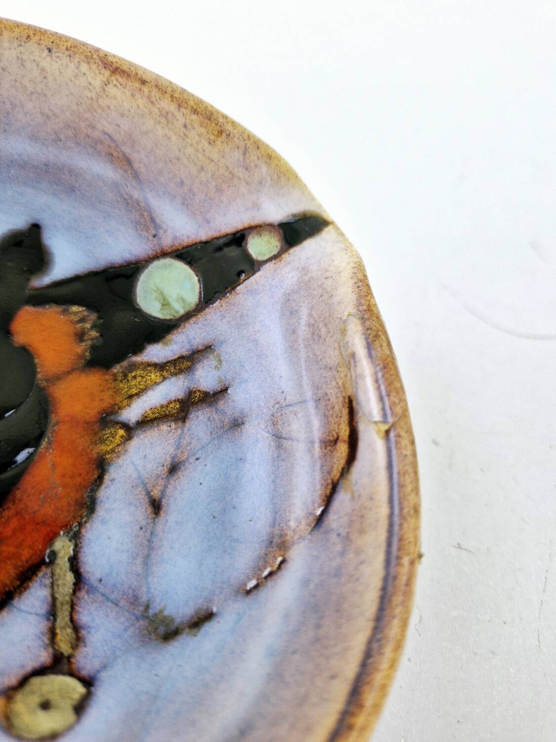 Dish 60s Bird Ceramic Monique Kurt Brunner Vence