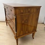 Biedermeier Commode in Cherry Veneer and Brass, Germany, 1820s