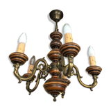 Vintage 5-spoke chandeliers