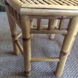 Bamboo side table