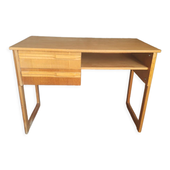 Vintage sled foot desk