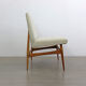 Upholstered mid century sofa