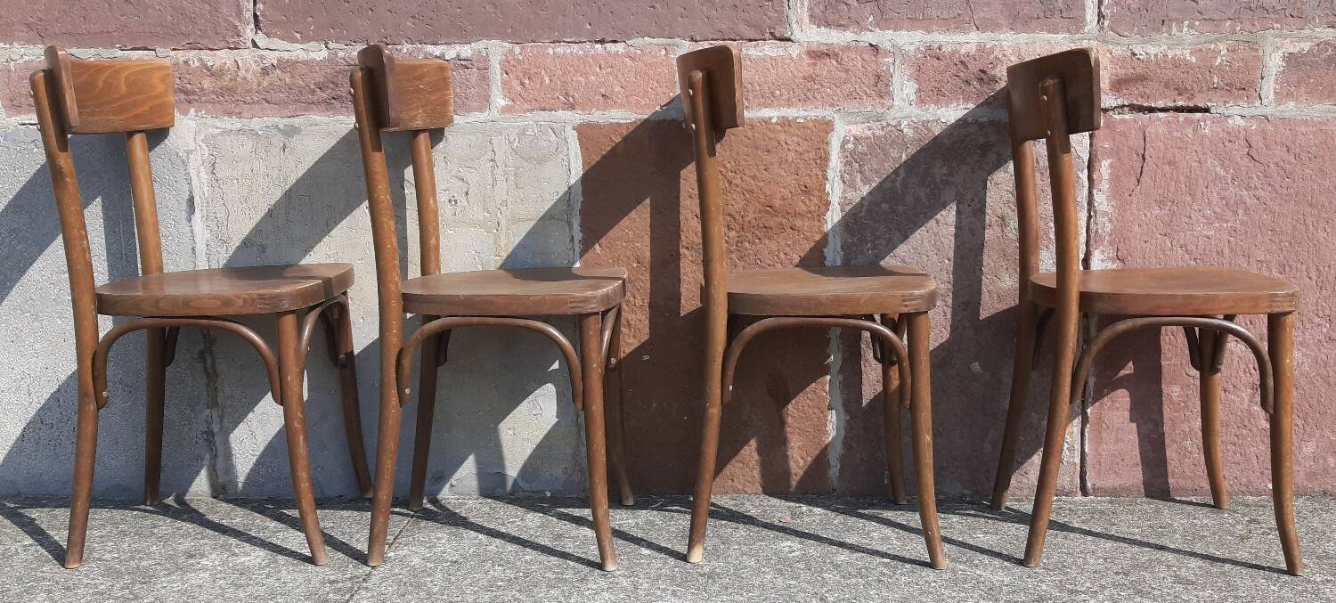 Thonet bistro chairs (set of 4 chairs)