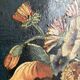Oil on canvas, framed still life bouquet of flowers