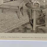 Art Nouveau illustration frames, 1910