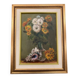 Oil on canvas bouquet