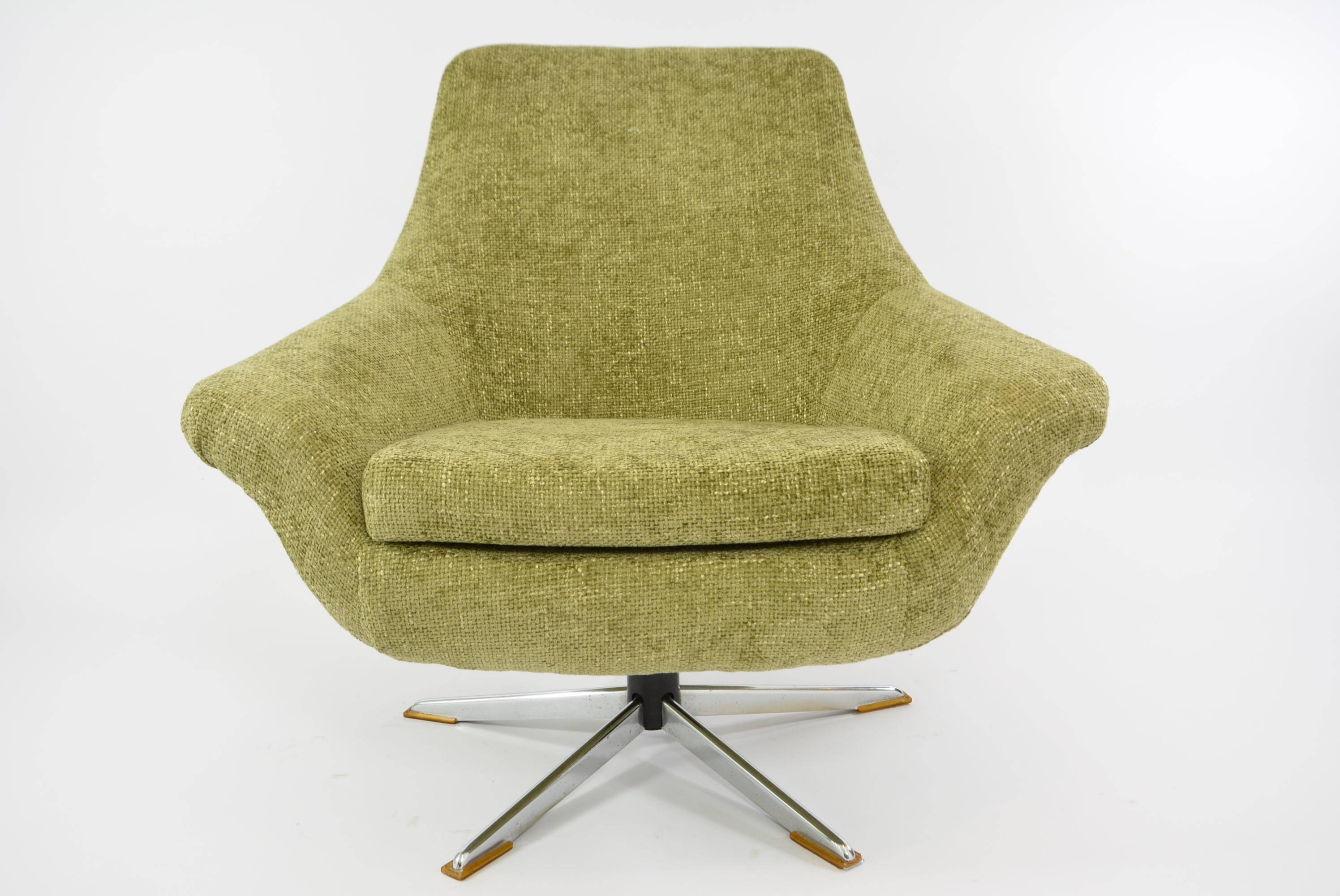 Swivel shell armchairgreen Khaki