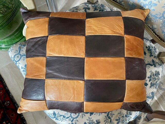 Leather cushion 1960/1970