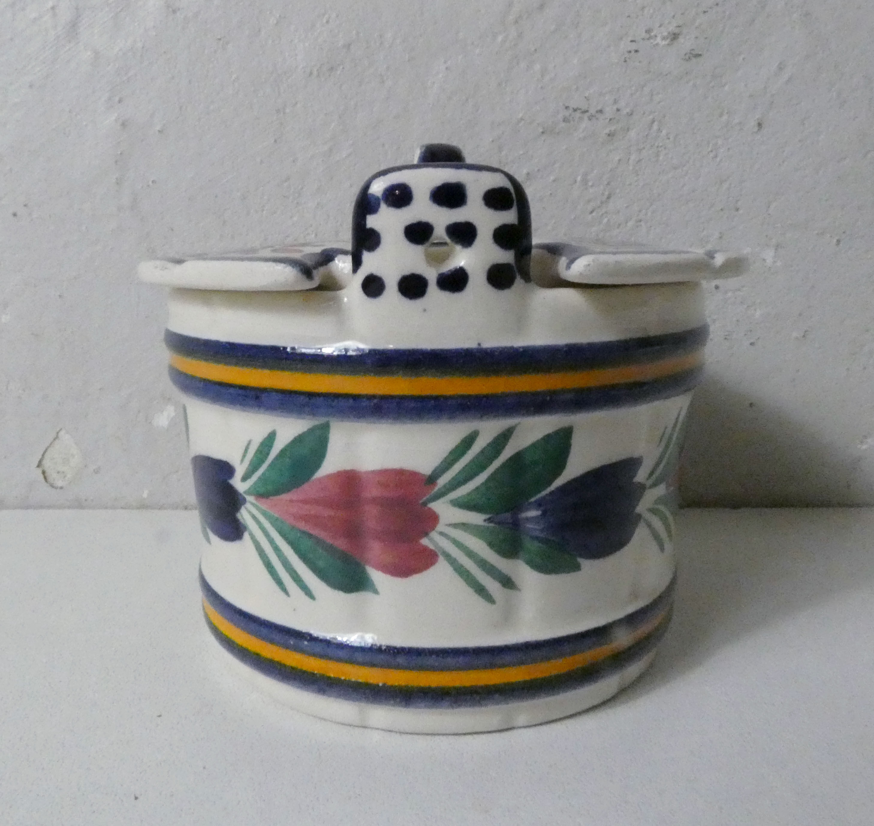 Henriot Quimper butter maker