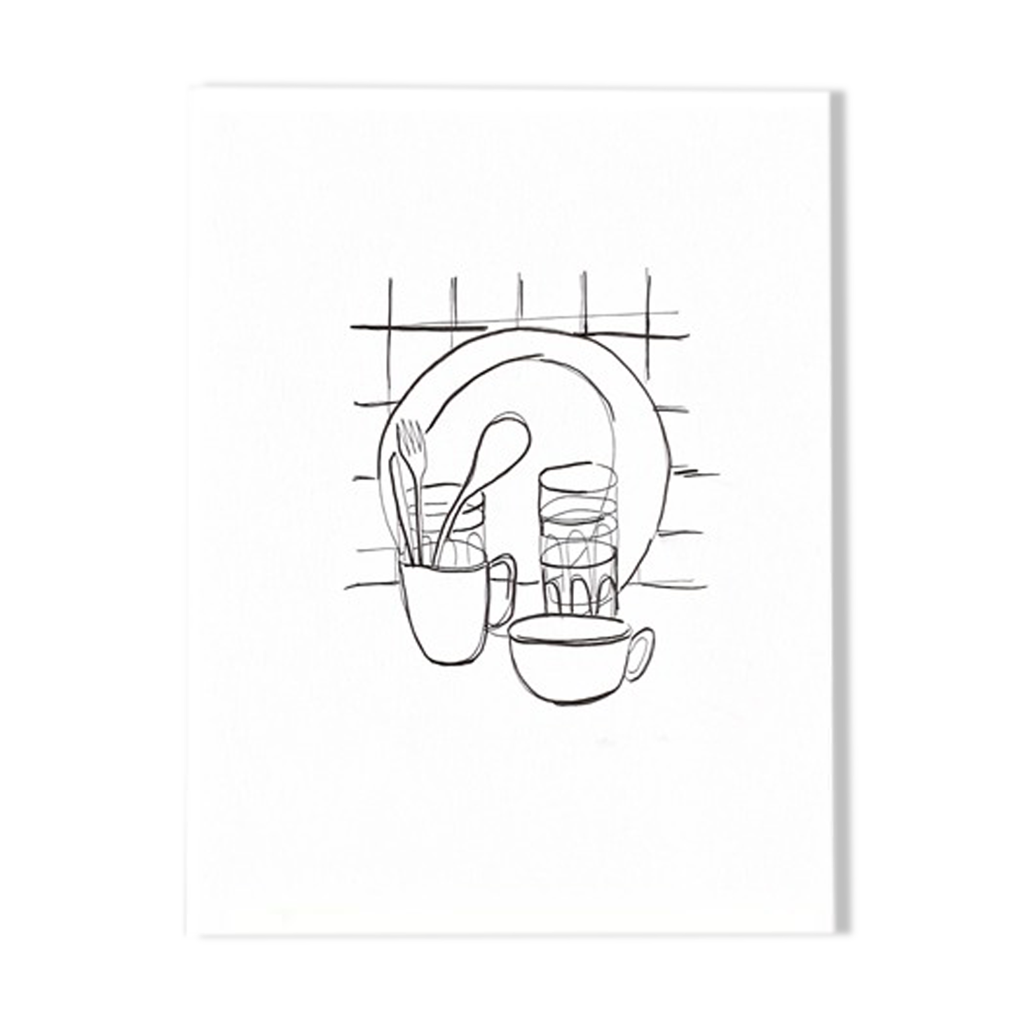 Illustration " Snack " A4