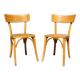 Paire de chaises bistrot années 60