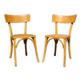 Paire de chaises bistrot années 60