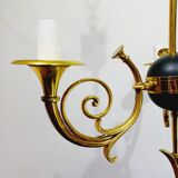 Lustre Empire Flèche 3 lumières Bronze