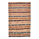 Tapis beige et bleu antique 5x8, 145x230 cm