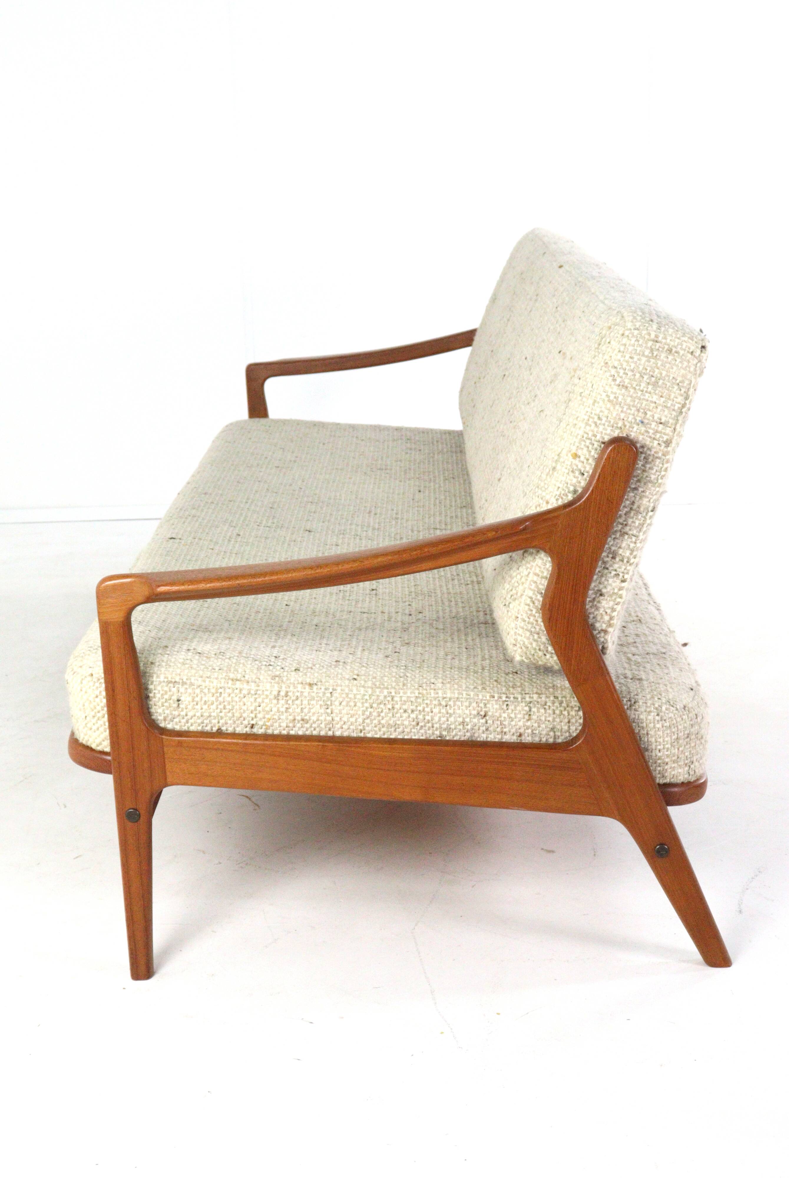 Arne Wahl Iversen pour lit de jour / canapé-lit Komfort - design danois en teck