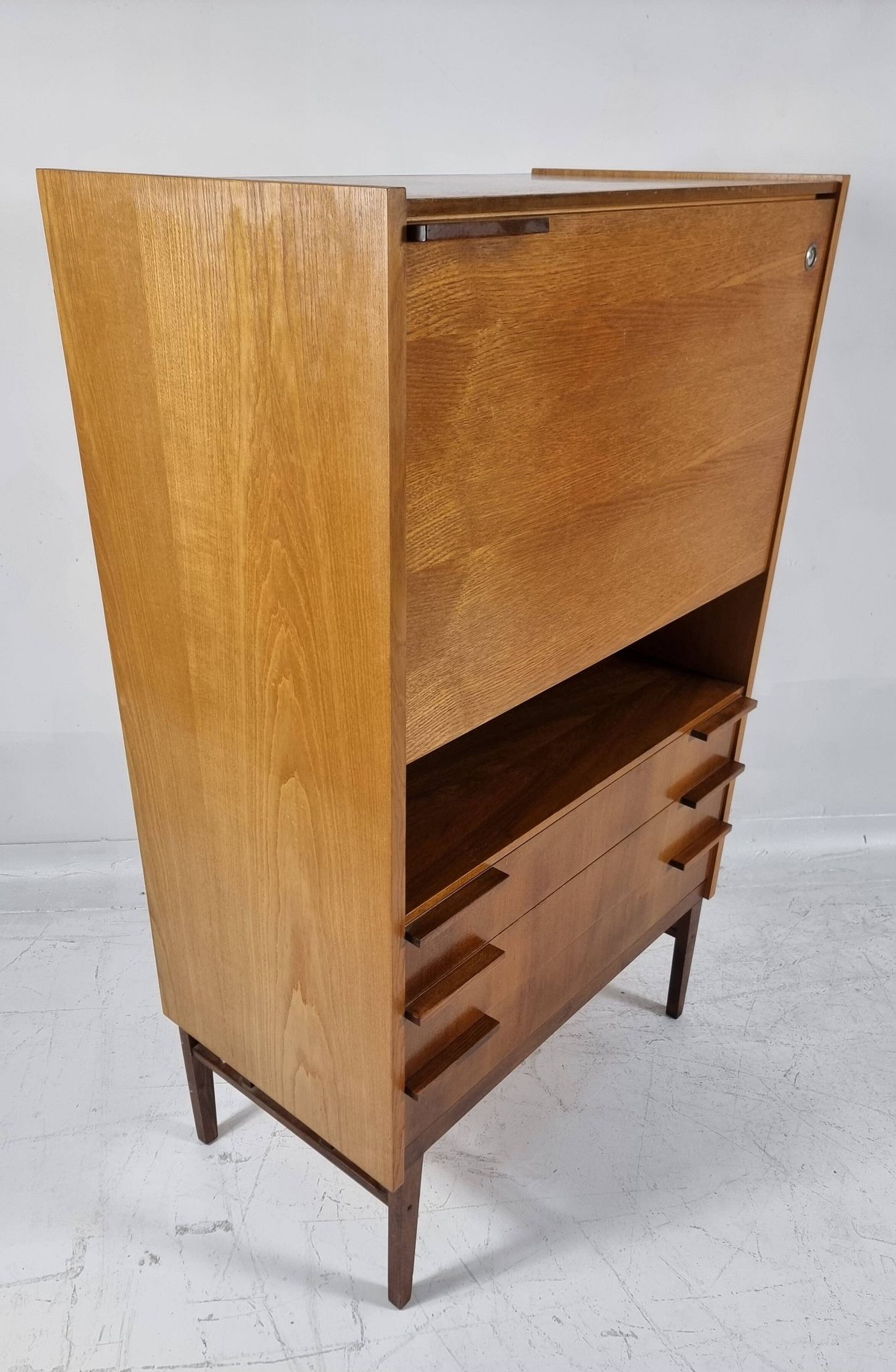 Sekretary in Walnut by Francisek Mezulanik for UP Zavody, 1960