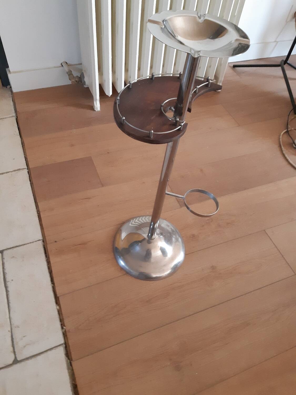 Cendrier sur pied vintage