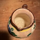 Pretty vase of Vallauris with flower pattern signed J.Massier