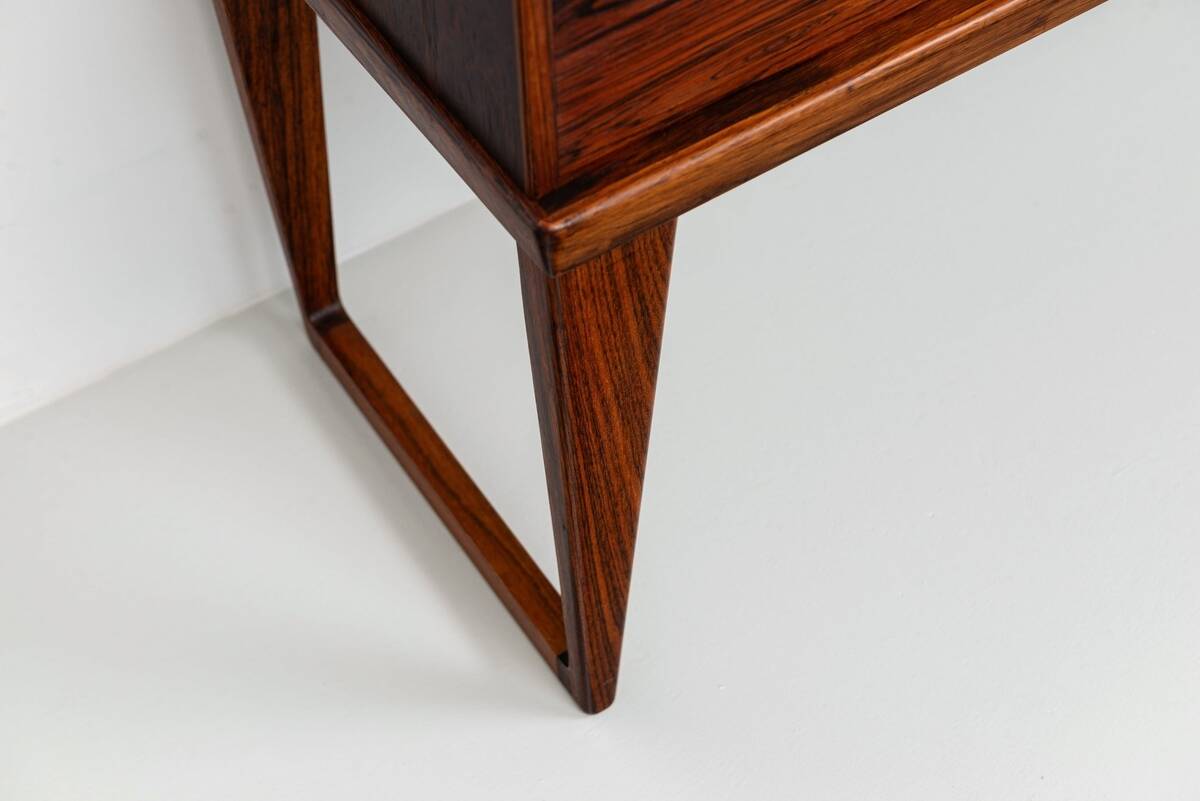 Kai Kristiansen bench and mirror rosewood Aksel Kjersgaard Denmark 1960