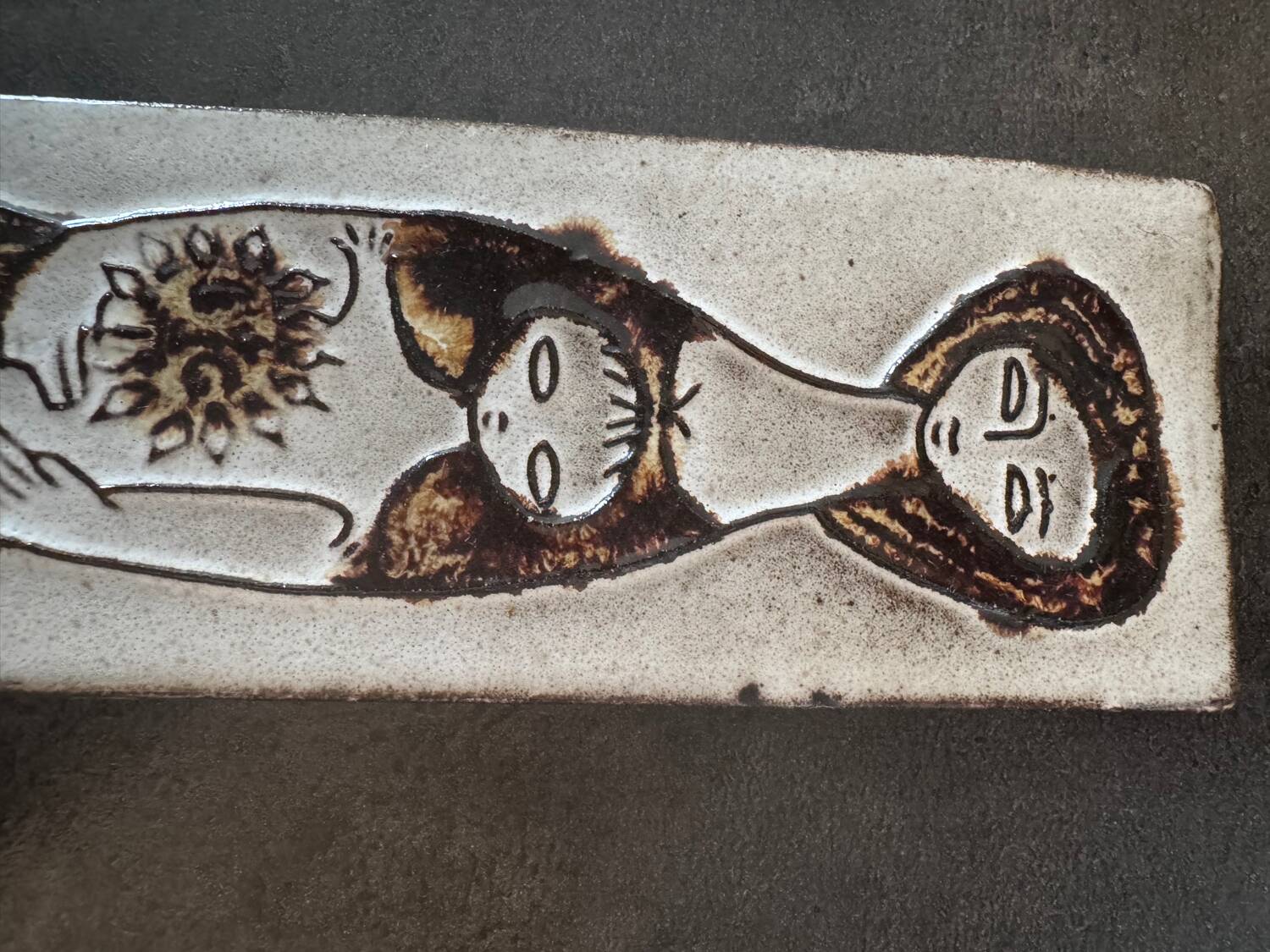 Paul Moïses ceramic plaque - Fraipont