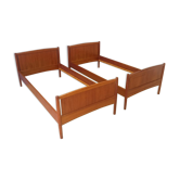 Pair of twin / Scandinavian daybay teak