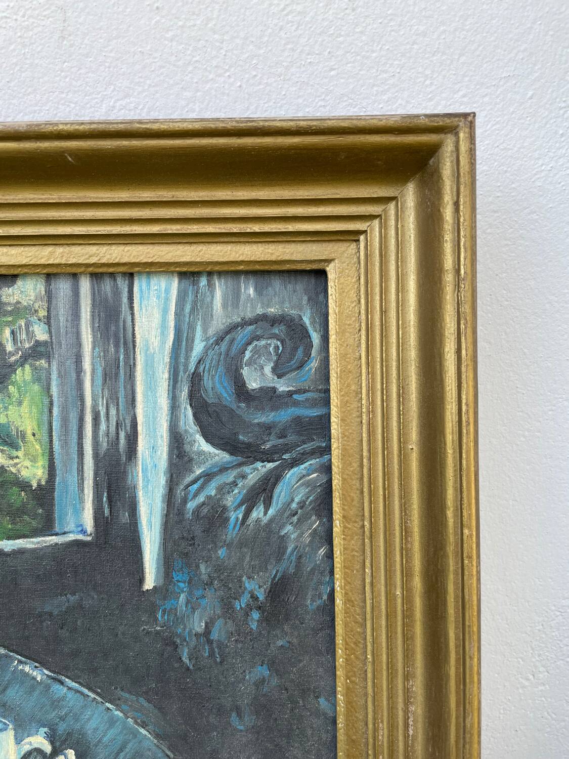 Still life painting in oil