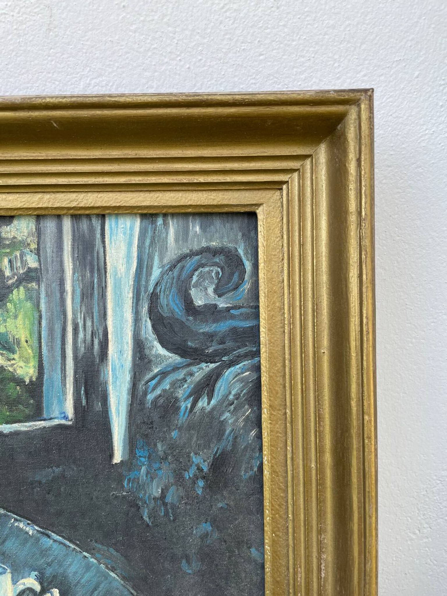 Still life painting in oil
