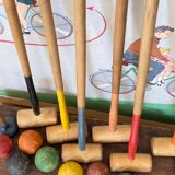 Old living room croquet game