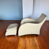 "Loge" armchairs & ottoman by Gérard Van den Berg for Montis, 1980s