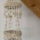 Vintage pendant light - 60s - shell