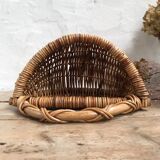 Rattan wall basket