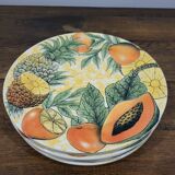 6 Tutti Frutti Corona plates