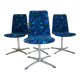 Set of four swivel dining chairs, Denmark 1960