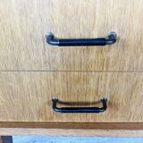 Vintage storage unit on compass legs by SAM Circa 50's/60's